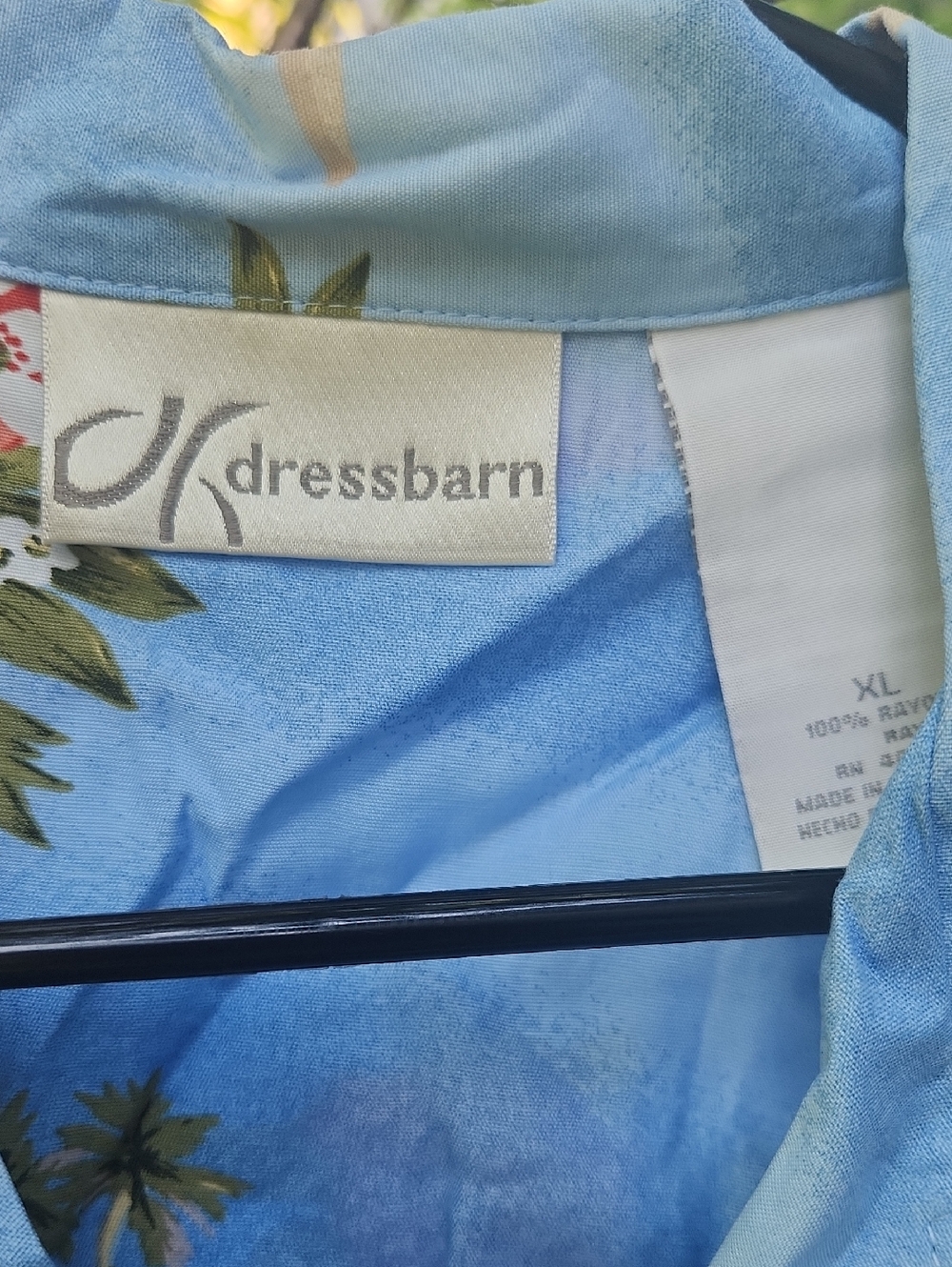 Dress Barn, Women's Summer Vacation, Tropical Hawaiian, Beach Graphic Top Sz XL - Picture 4 of 9